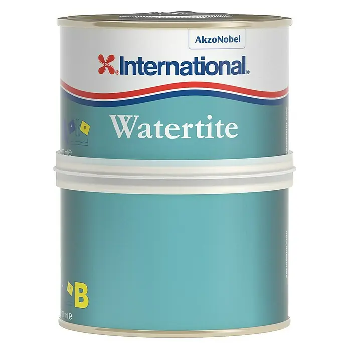 International Spachtel Watertite - Grau, 1 l - Vorderansicht