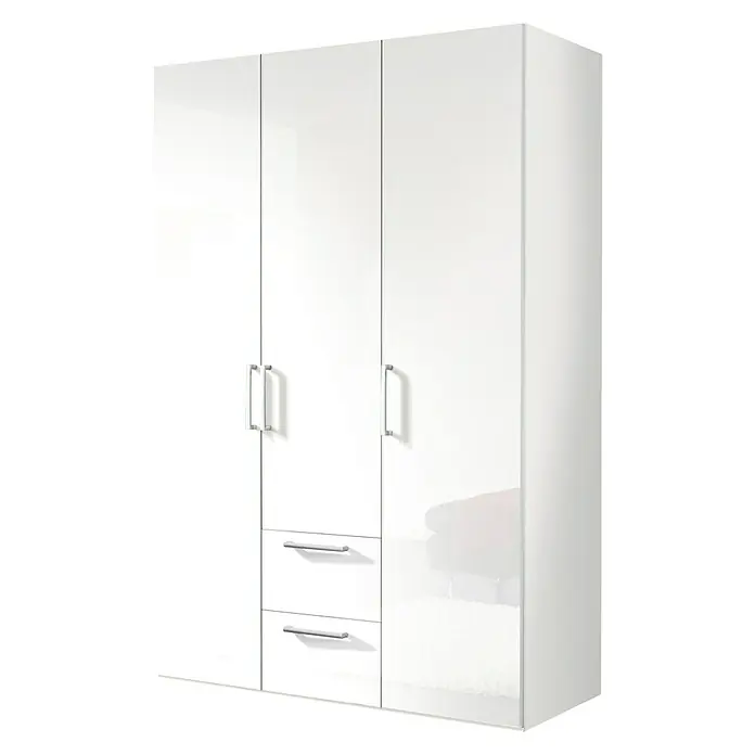 Express Möbel Kleiderschrank Brooklyn - L x B x H: 58 x 150 x 216 cm, Weiß, Ohne Spiegel, Lackiert, Anzahl Schubladen: 2 Stk. - Rechte Seitenansicht