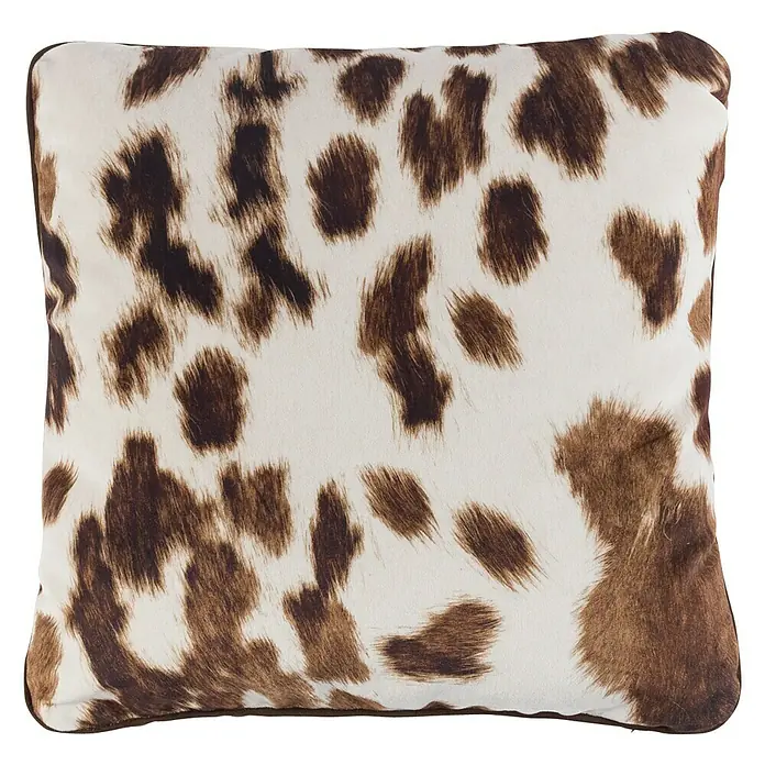 Cojín Animal print Asmar - Multicolor, 43 x 43 cm, 95 % poliéster,  5 % algodón