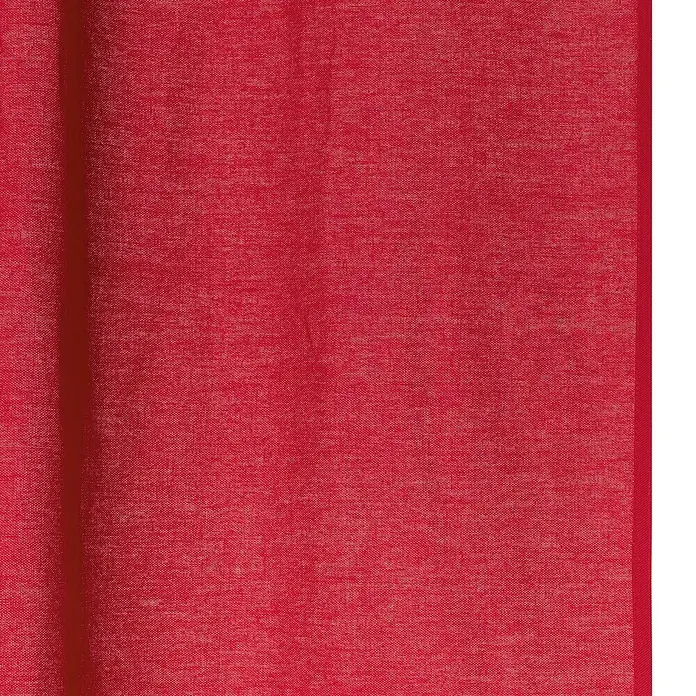 Cortina Panama - 140 x 260 cm, 100% algodón, Rojo