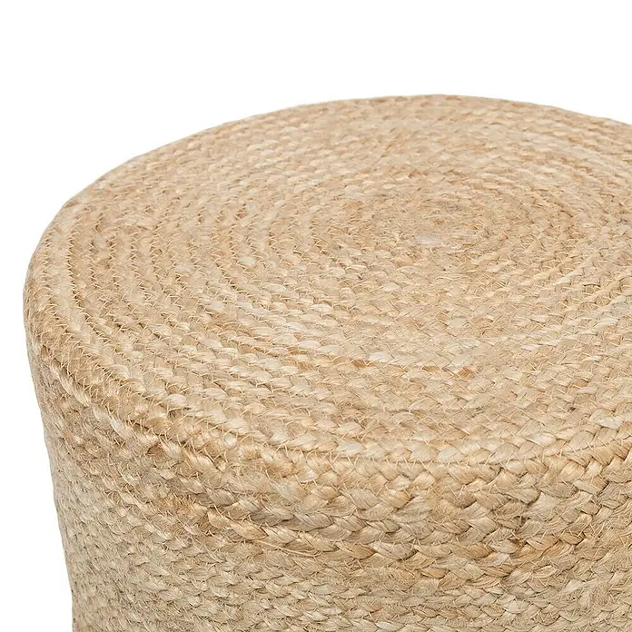 Puf Cilíndrica - Beige, Ø x Al: 40 x 30 cm