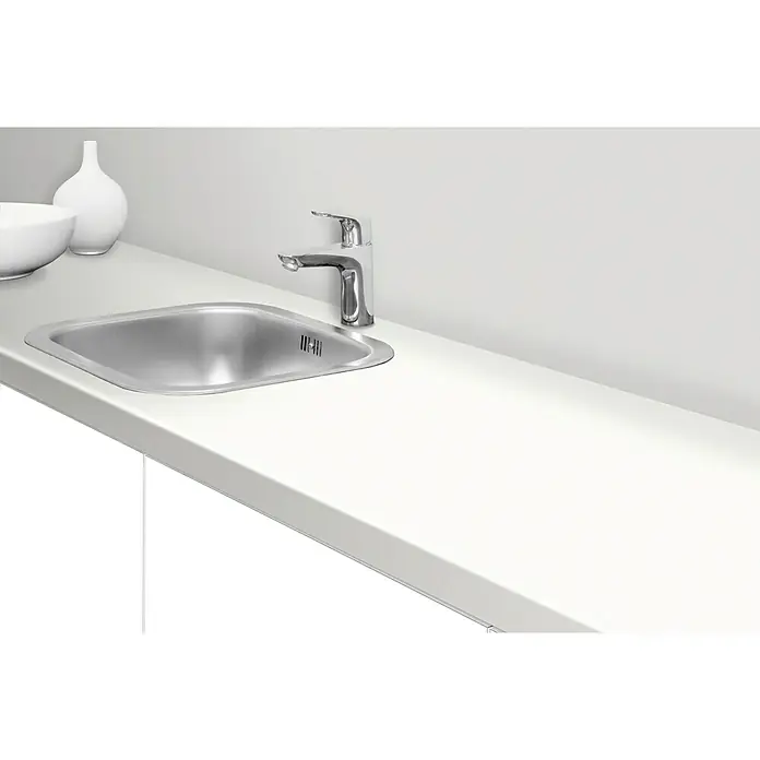 Resopal Küchenarbeitsplatte nach Maß - Pearl White, Max. Zuschnittsmaß: 305 cm, Breite: 60 cm, Stärke: 3,8 cm