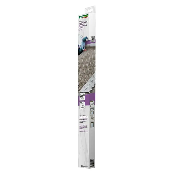 Windhager Taubenabwehr-Spikes Classic - Länge: 60 cm - Linke Seitenansicht