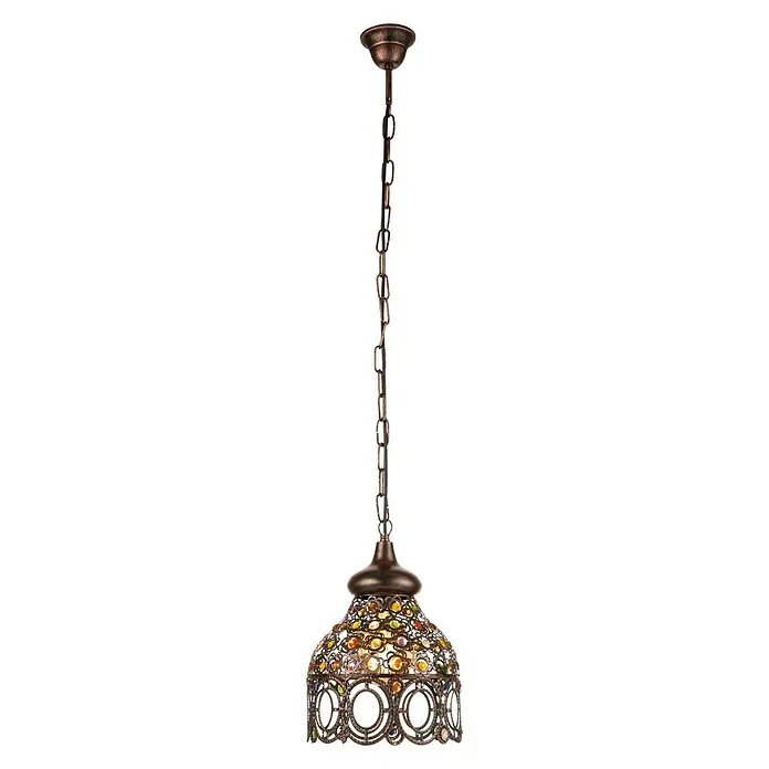 Eglo Pendelleuchte rund Jadida - Ø x H: 220 mm x 110 cm - Vorderansicht