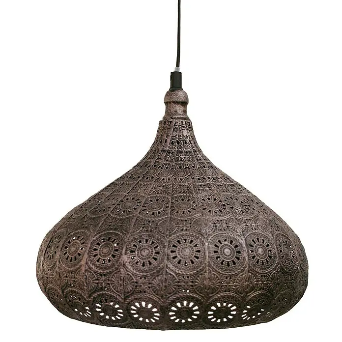 Eglo Pendelleuchte rund Mellila - Ø x H: 285 mm x 110 cm - Vorderansicht