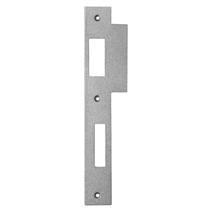 Stabilit Lappenschließblech - DIN-L, L x B: 220 x 48 mm, Hauseingangstür - Ansicht von oben