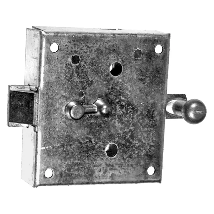 Stabilit Schloss - Buntbartschloss, Universell einsetzbar, L x B x H: 26 x 83 x 90 mm - Ansicht von oben