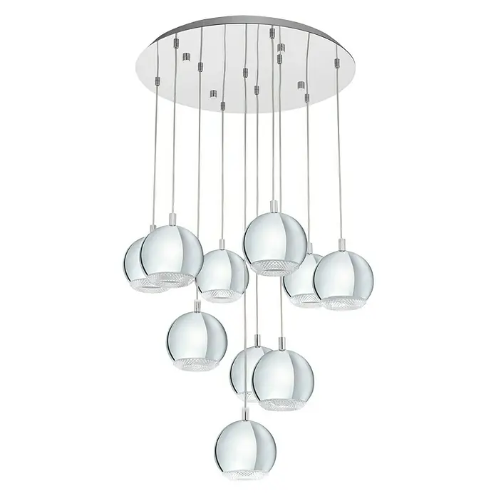 Eglo Lámpara colgante redonda Conessa - 33 W, Ø x Al: 150 mm x 170 cm, GU10