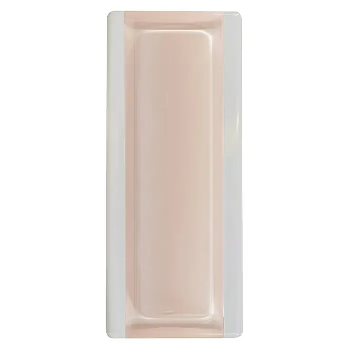 Fuchs Design Perfil de bloques de vidrio - Rosa, 18 x 8 cm, Vidrio - Vista frontal