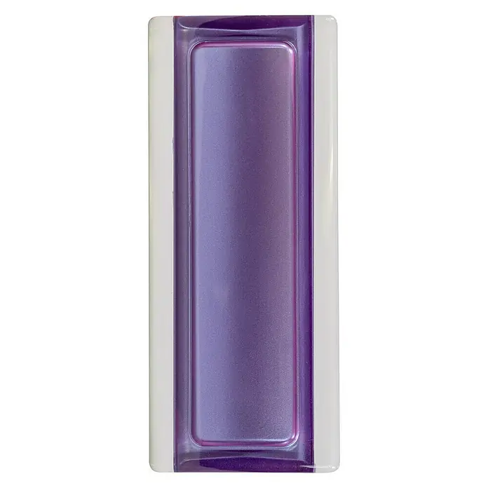 Fuchs Design Perfil de bloques de vidrio - Violeta, 18 x 8 cm, Vidrio - Vista frontal
