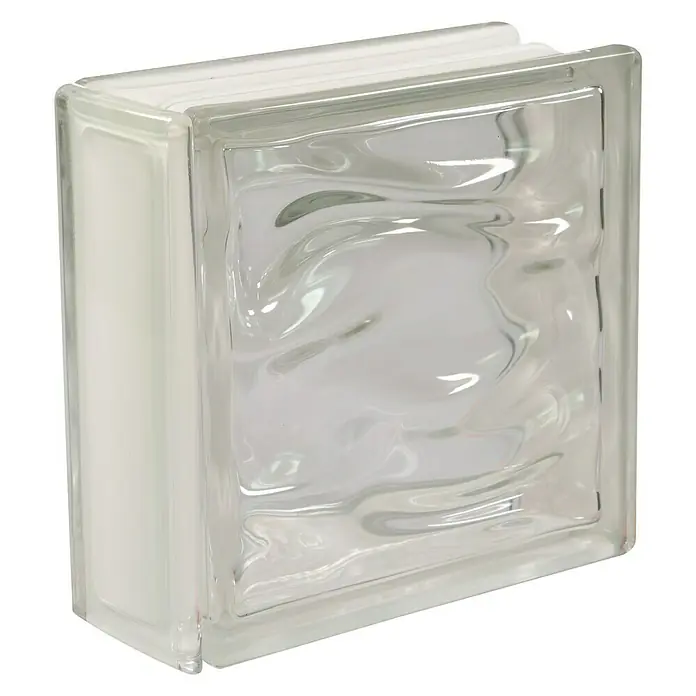Fuchs Design Perfil de bloques de vidrio - Blanco, 18 x 8 cm, Vidrio - Producto en uso