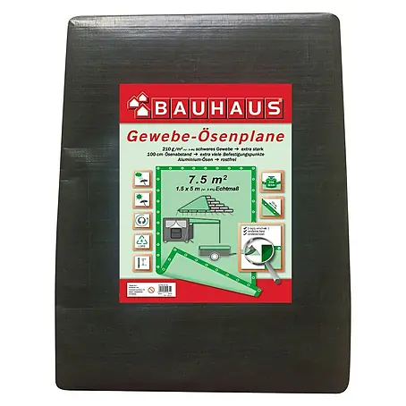 BAUHAUS  Gewebe-Ösenplane