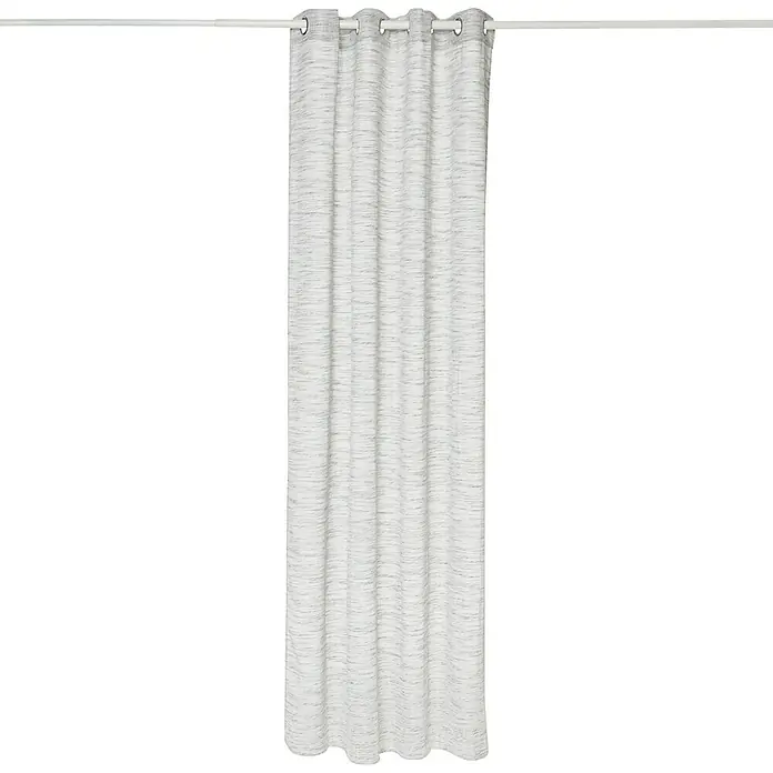 Visillo para ventana Argán - 140 x 250 cm, 100% poliéster, Gris