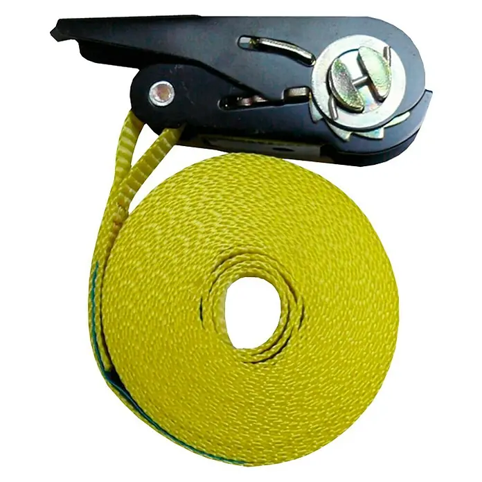 Ponsa Correa de amarre con trinquete Ratchet - L x An: 5 m x 25 mm, Carga soportada: 1.000 kg