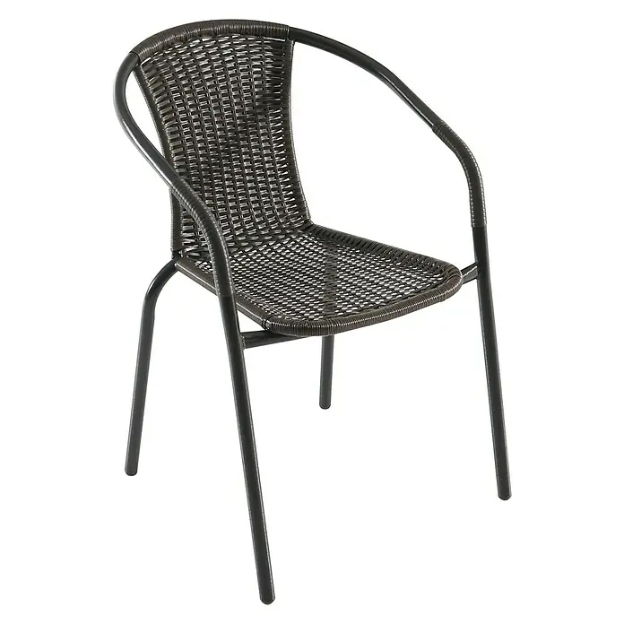 Sunfun Silla de jardín Melisa - Ancho: 53 cm, Marrón