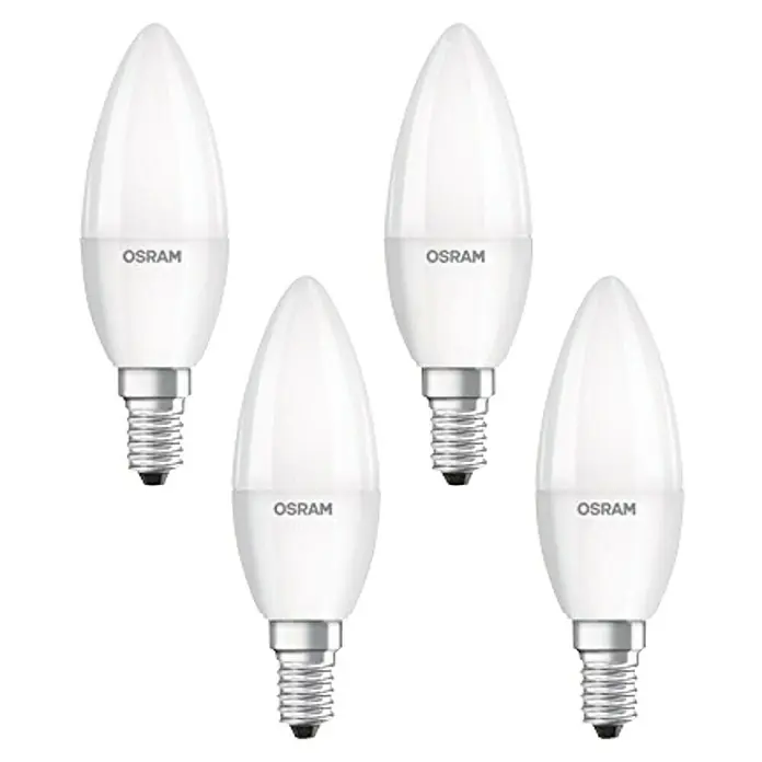 Osram Bombilla LED Vela Pack 4 - 4 uds., E14, 5 W, 470 lm