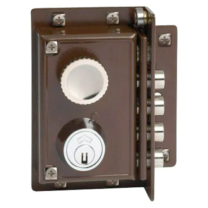 JiS Cerradura con cerrojo 5240 - Tipo de cerradura: Cerradura de bombín, DIN-Izquierda, Puerta exterior