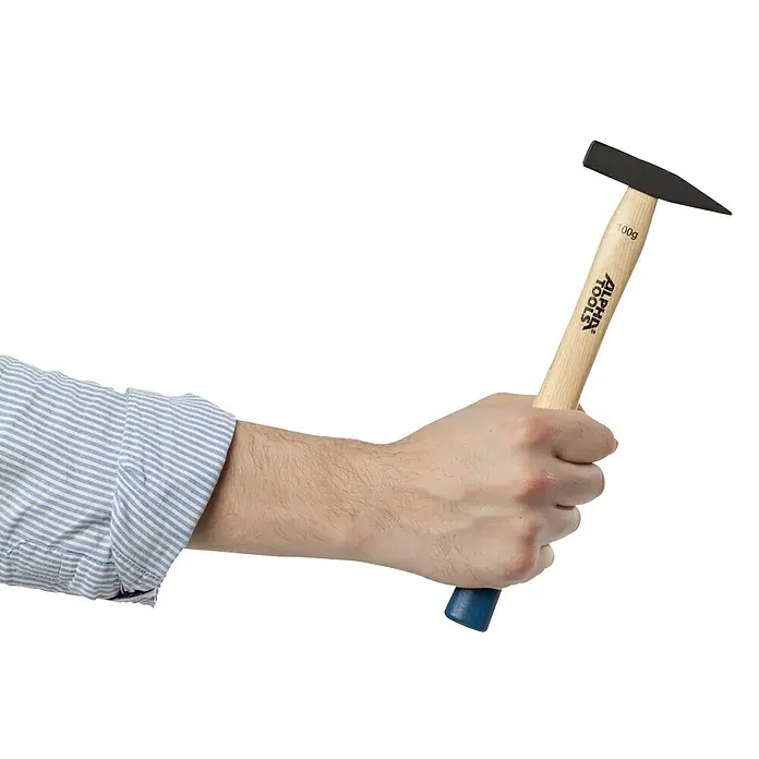 Alpha Tools Schlosserhammer - 100 g, Eschenholz