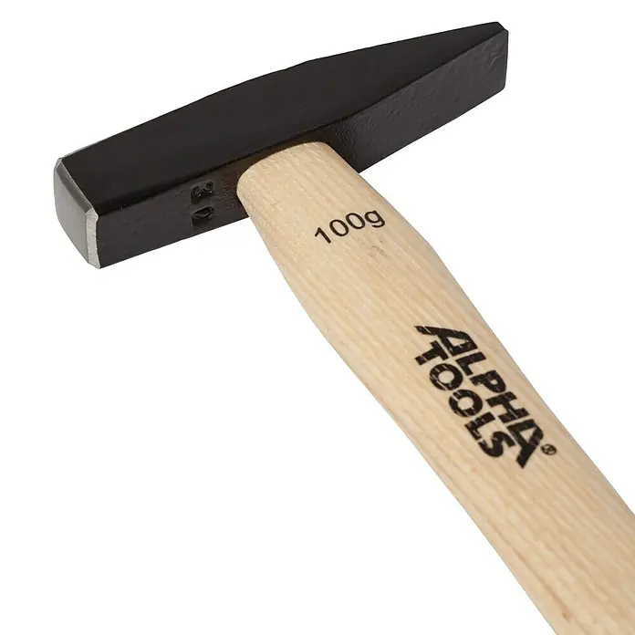 Alpha Tools Schlosserhammer - 100 g, Eschenholz