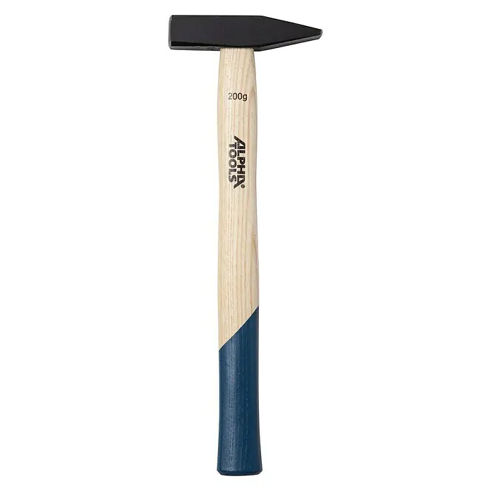 Alpha Tools Martillo de cerrajero - 200 g, Madera de fresno