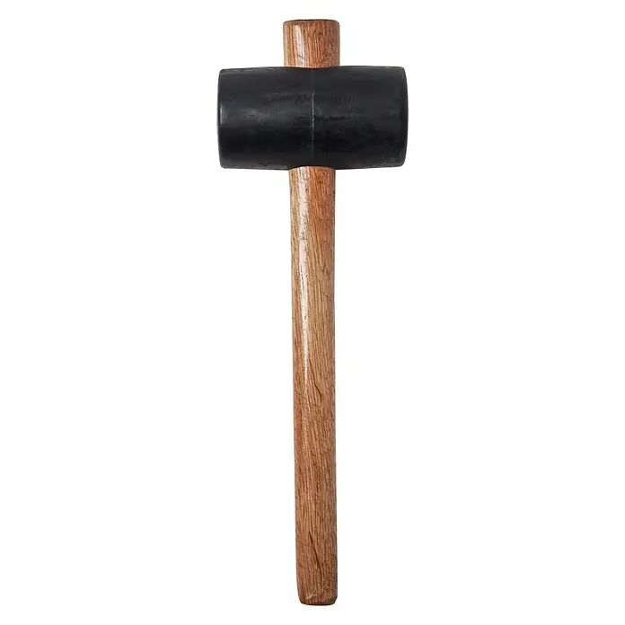 Wisent Gummihammer - Holz, Durchmesser Kopf: 64 mm