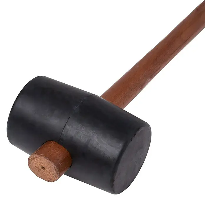 Wisent Gummihammer - Holz, Durchmesser Kopf: 90 mm