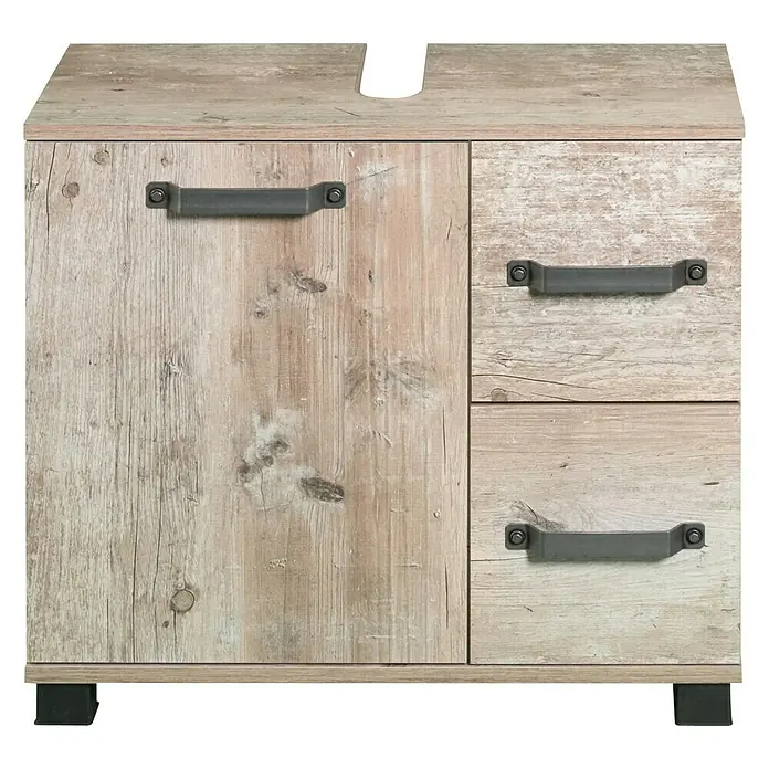 Schildmeyer Milan Waschtischunterschrank - 65 x 32 x 59 cm, Findus - Vorderansicht