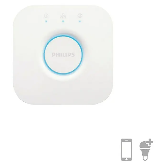 Philips Hue Steuerzentrale Bridge - Passend für: Philips Hue System, L x B x H: 2,6 x 8 x 8 cm
