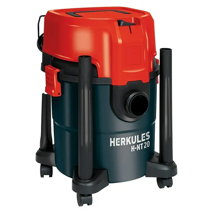 Herkules Nass-Trockensauger H-NT 20 - 800 W, 20 l, Material Behälter: Kunststoff - Vorderansicht