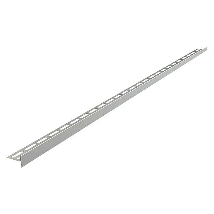 Alcaplast Fliesenprofil Rechts - Edelstahl, Silber, 100 x 2,75 cm, 12 mm Kantenhöhe