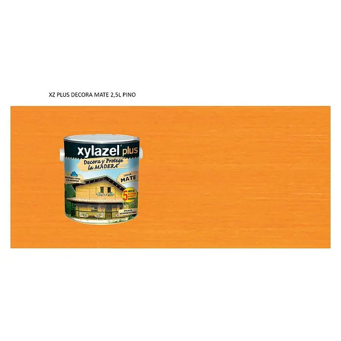 Xylazel Protección para madera lasur Decora - Pino, 2,5 l, Mate