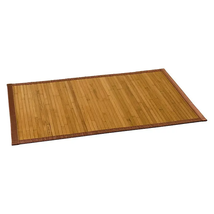 Alfombra de bambú - Marrón, 140 x 200 cm