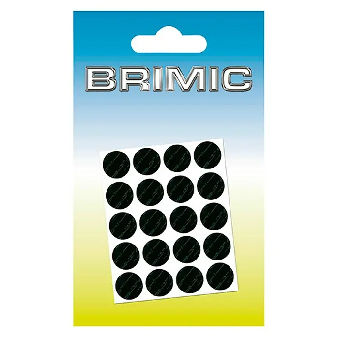 Micel Brimic Tapón embellecedor Negro poro - Diámetro: 13 mm, Pegado, 20 uds.