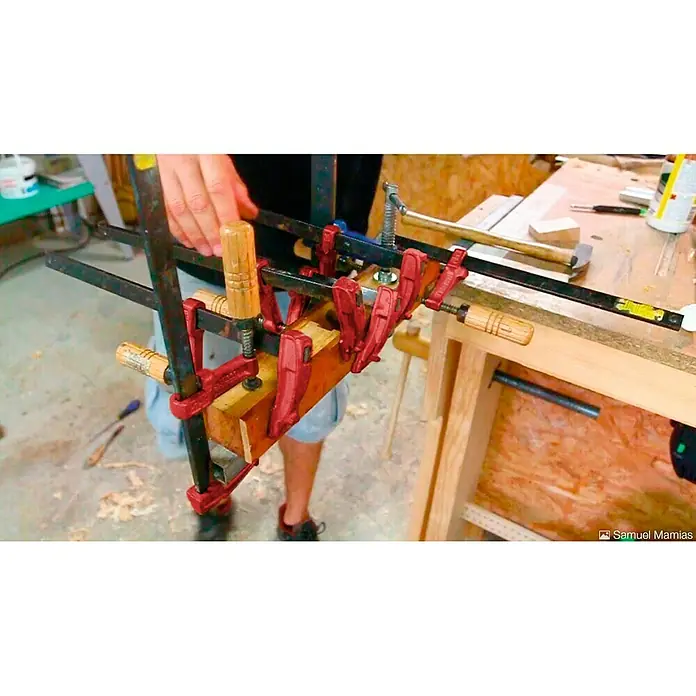 Piher Sargento de fundición MM-15 - Anchura de sujeción: 150 mm, Apertura máxima: 70 mm