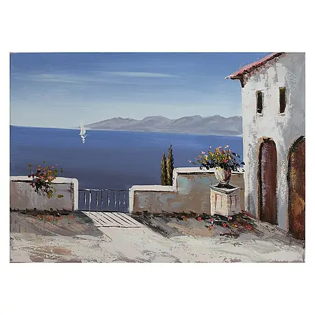 Cuadro pintado a mano Dipinto Sea landscape