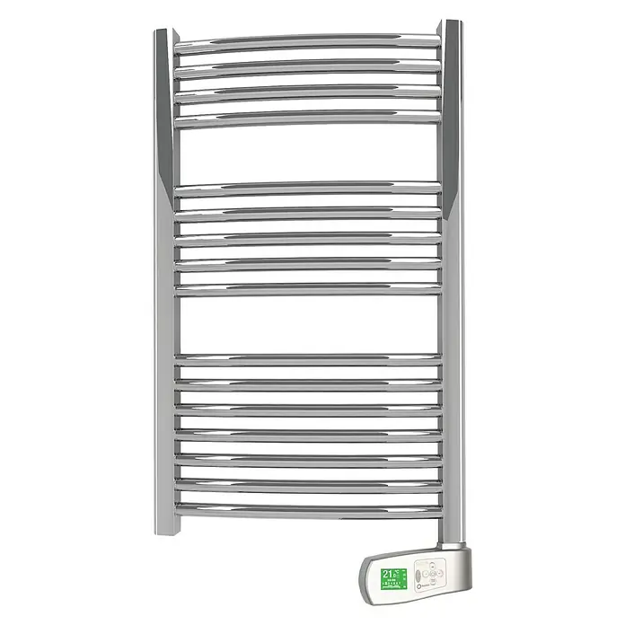 Rointe Radiador toallero eléctrico Sygma - An x Al: 50 x 90 cm, 300 W, Cromo, Display LC