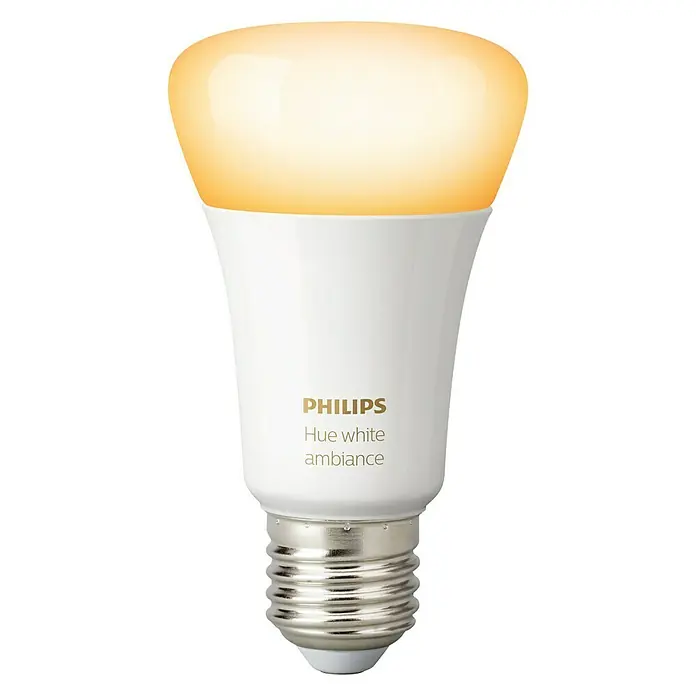 Philips Hue Bombilla LED Ambiance - 9,5 W, E27, Temperatura de color ajustable, 1 ud.