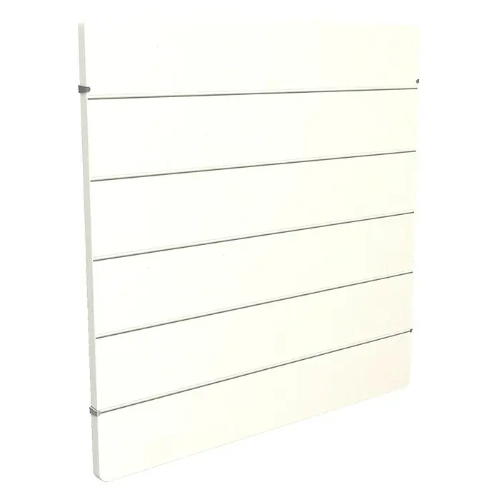 ClimaStar Speichersteinheizung 3in1 - 1.000 W, Classicweiß, L x B x H: 8 x 50 x 50 cm - Linke Seitenansicht