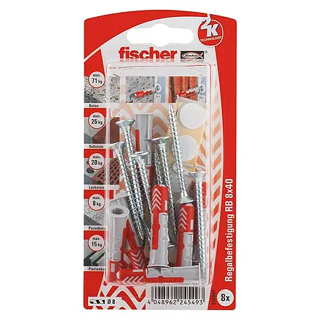 Fischer Duopower Dübel- & Schraubenbox 8 x 40 RB K