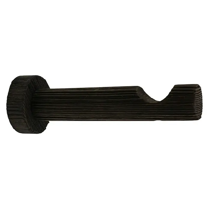 Expo Ambiente Nosač Domo - Wenge, Prikladno za: Šipke za zavjese Ø 28 mm, Duljina: 12 cm - Pogled s lijeve strane