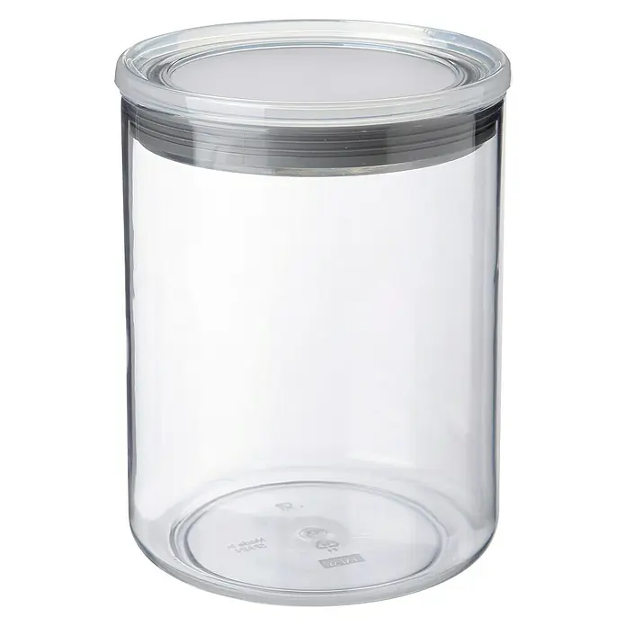 Tatay Bote de cocina 1,5L - L x An x Al: 12,5 x 12,5 x 17 cm, Transparente