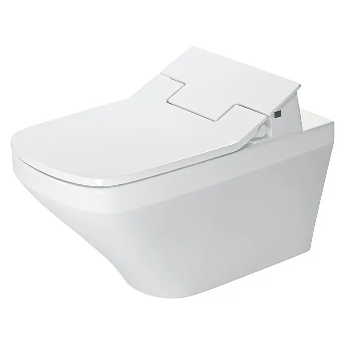 Duravit DuraStyle Wand-WC Typ 1 - Spülrandlos, Ohne Spezialglasur, Spülform: Tief, WC Abgang: Waagerecht, Weiß - Linke Seitenansicht
