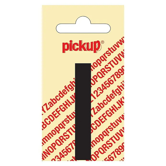 Pickup Naljepnica - Motiv: I, Crne boje, Visina: 60 mm