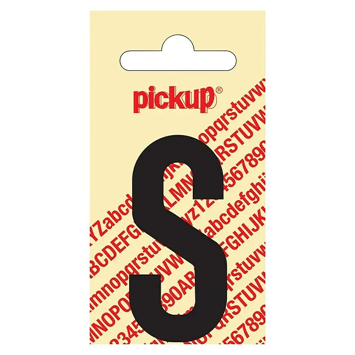 Pickup Aufkleber - Motiv: S, Schwarz, Höhe: 60 mm
