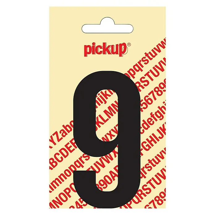 Pickup Naljepnica - Motiv: 9, Crne boje, Visina: 90 mm