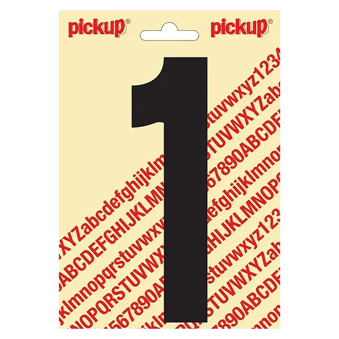 Pickup Naljepnica - Motiv: 1, Crne boje, Visina: 150 mm