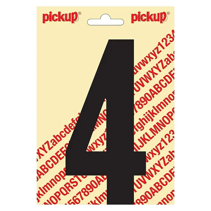 Pickup Naljepnica - Motiv: 4, Crne boje, Visina: 150 mm