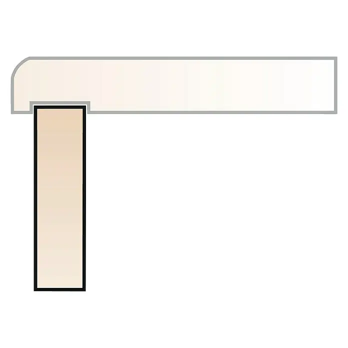 Stellstufe - Passend für: Rettenmeier Treppenstufe Fichte, 1.100 x 140 mm, Fichte/Tanne