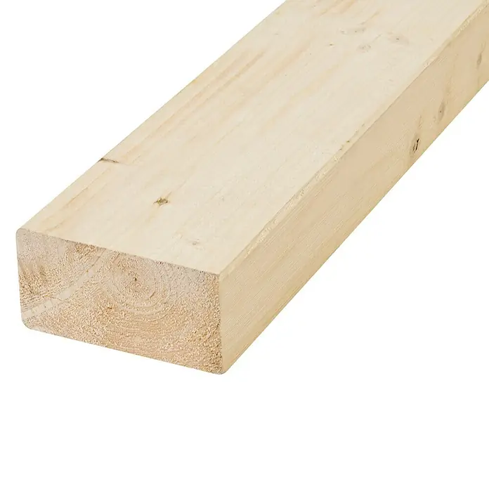 Konstruktionsvollholz - 400 x 14 x 8 cm, Fichte/Tanne, Gehobelt