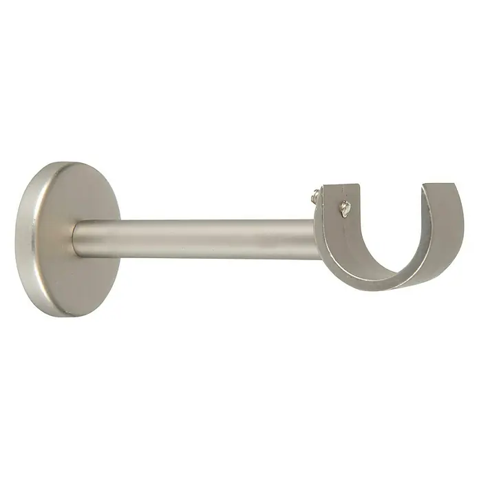 Soporte de pared Frontal - Plateado, Largo: 10,5 cm